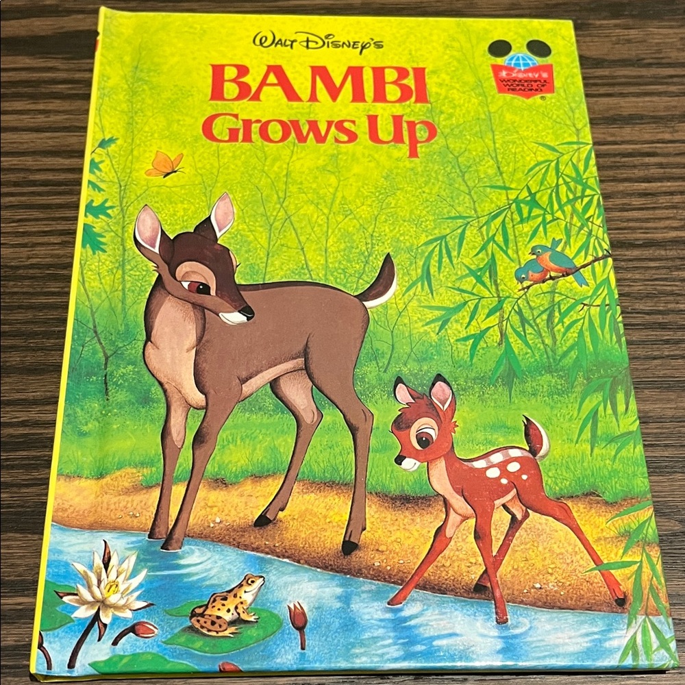 Disney Vintage 90s Bambi Grows Up Hardcover Book